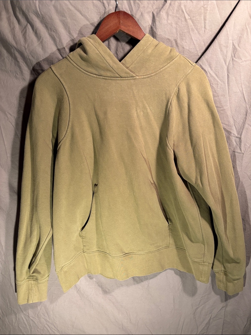 lululemon athletica Olive Green Scoop-Neck Pullover